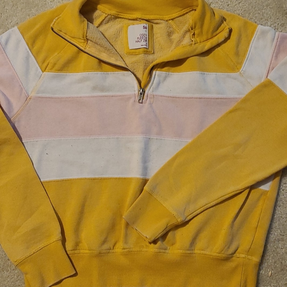 Cozy fleece quarter zip